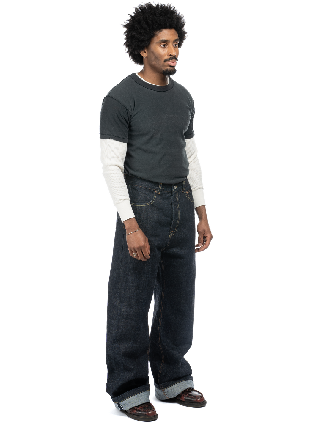 Javier Wide Leg Jeans - Japanese Selvedge