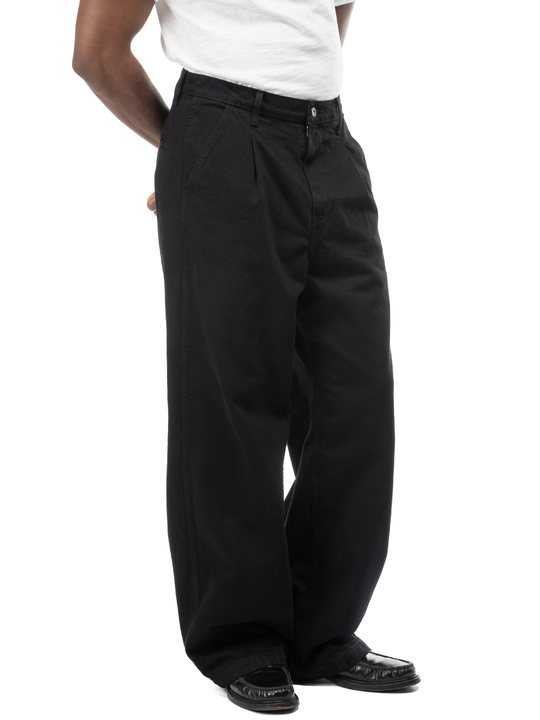Studio Cotton Trouser - Black