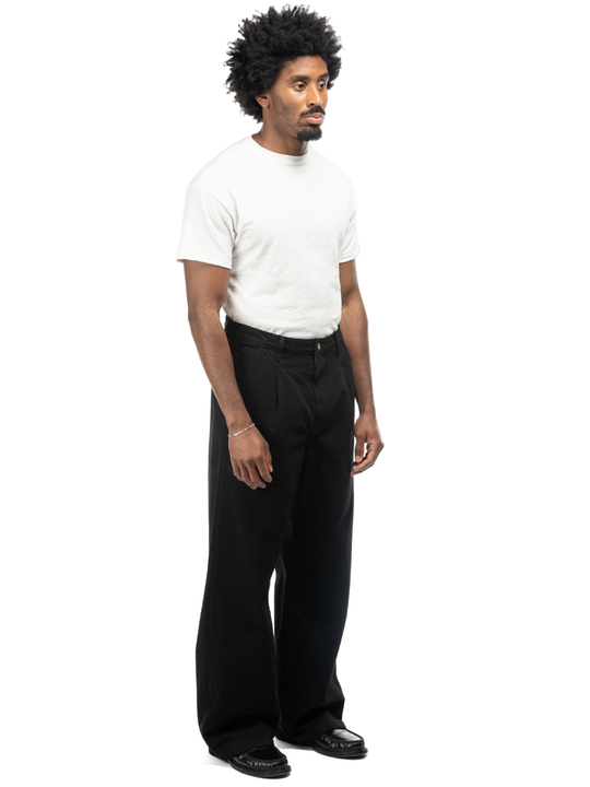 Studio Cotton Trouser - Black