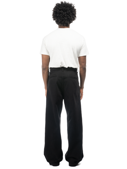 Studio Cotton Trouser - Black