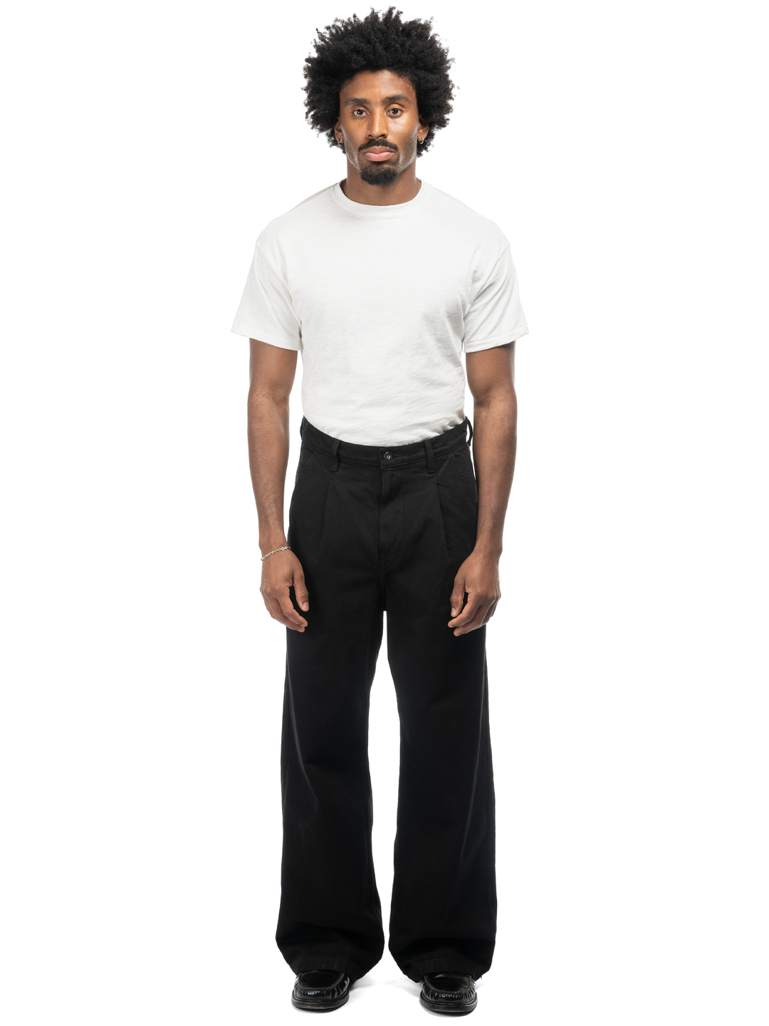 Studio Cotton Trouser - Black