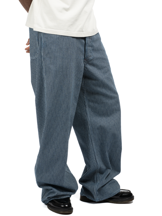 Hickory Stripe Service Pant - Rinsed Raw