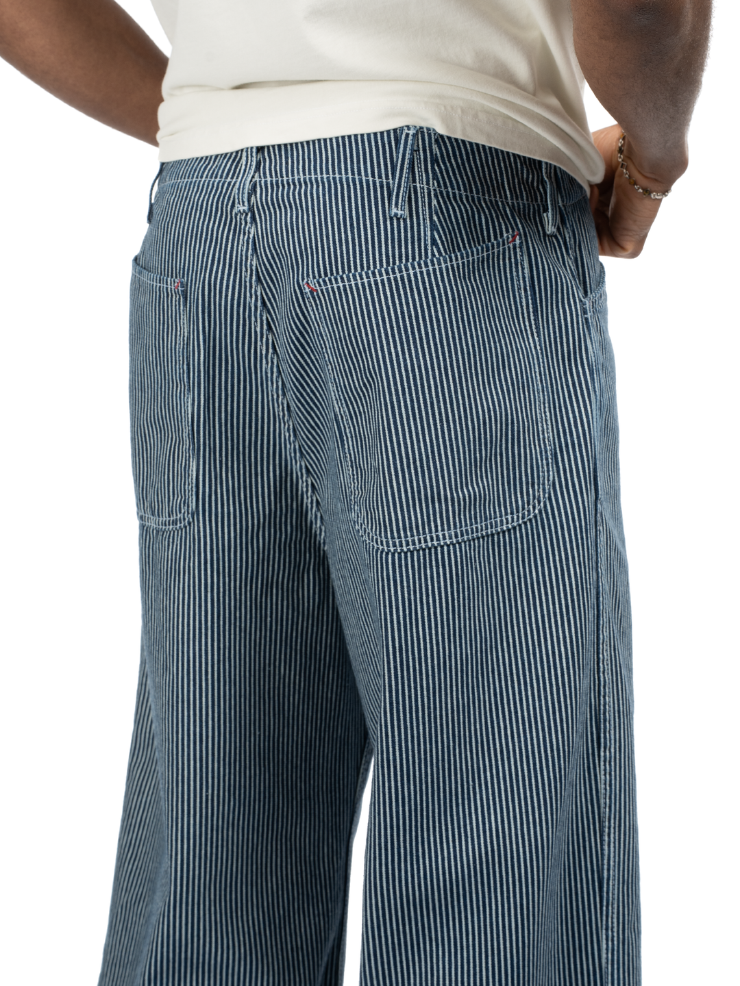 Hickory Stripe Service Pant - Rinsed Raw