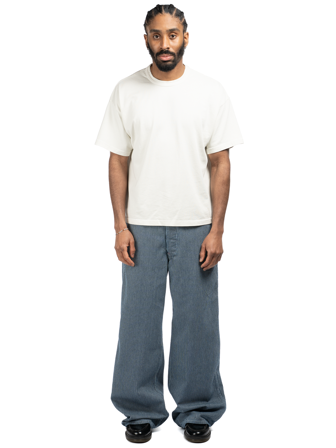 Hickory Stripe Service Pant - Rinsed Raw