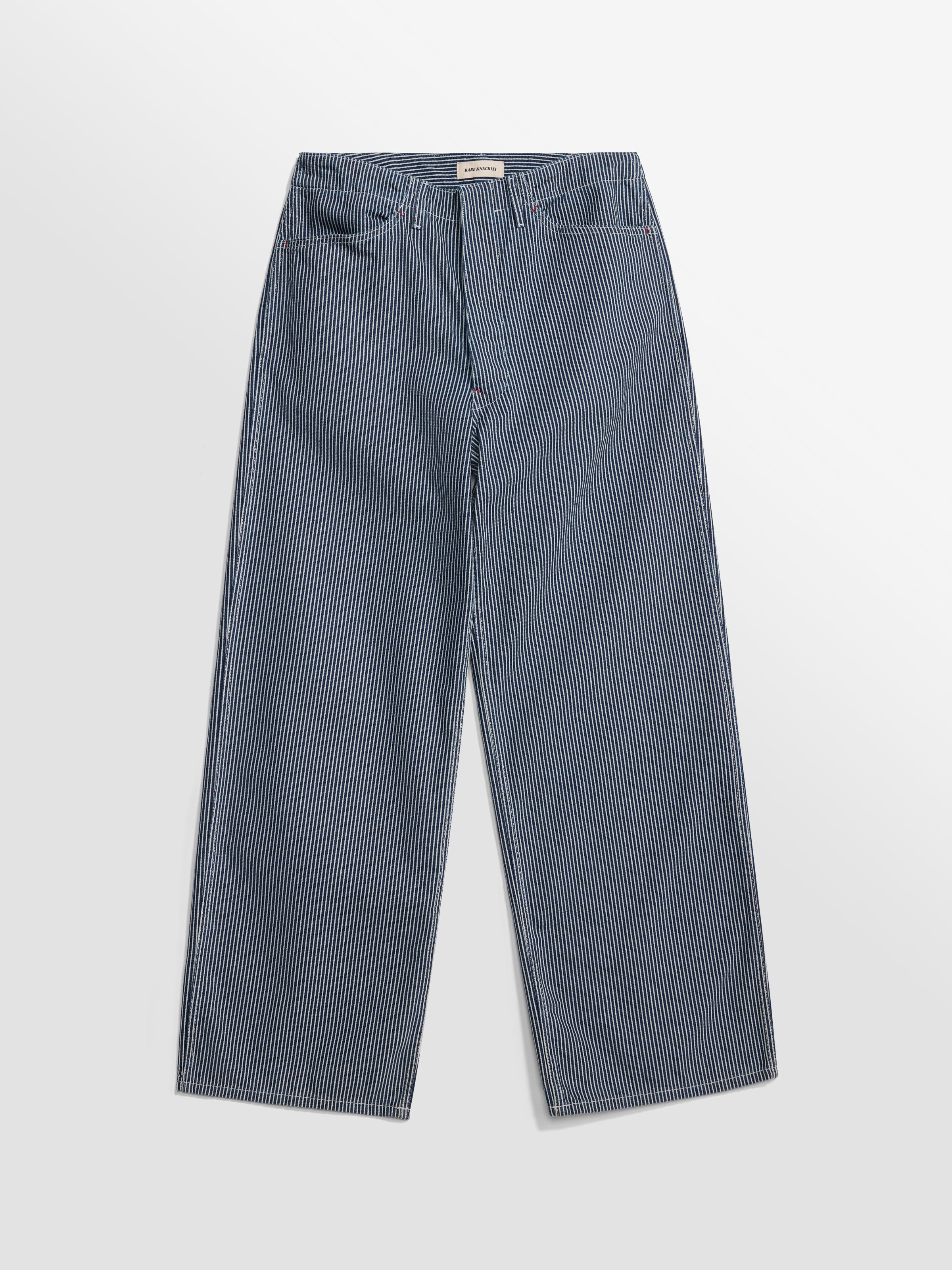 Hickory Stripe Service Pant - Rinsed Raw – BARE KNUCKLES