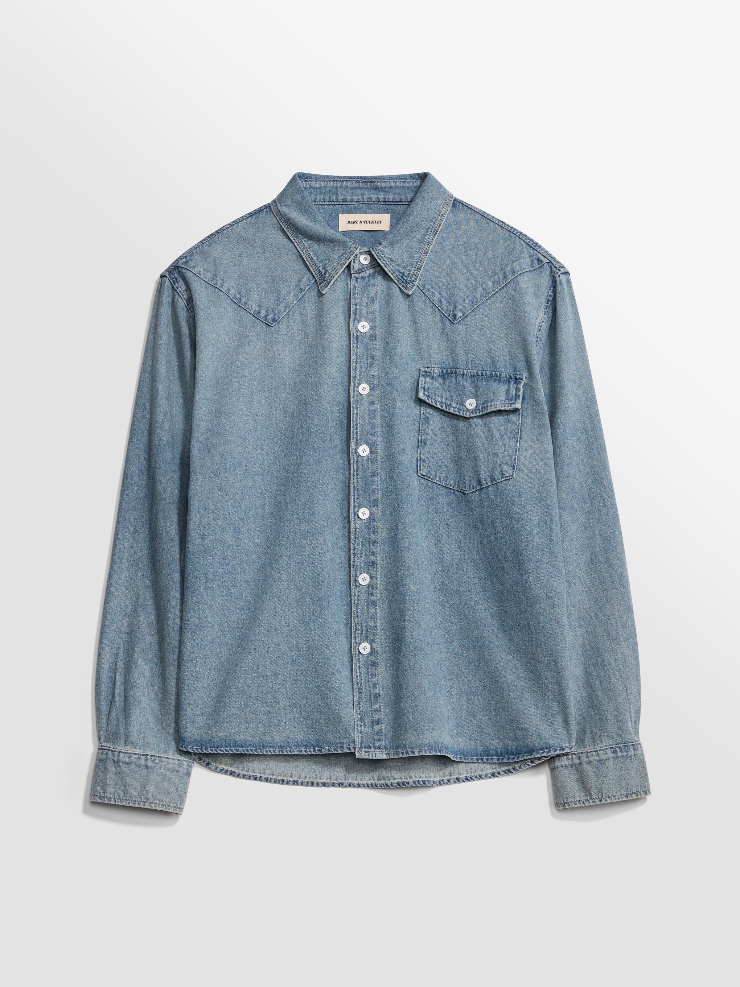 Marston Chambray Shirt – BARE KNUCKLES Marston Chambray Shirt – BARE KNUCKLES