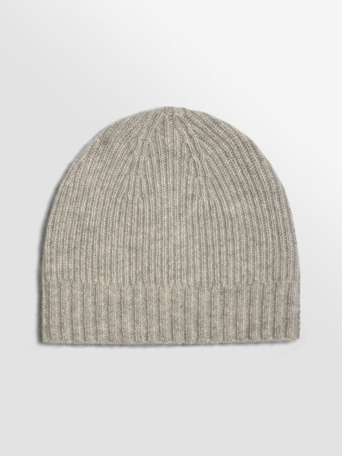 Carte Ribbed Cashmere Beanie