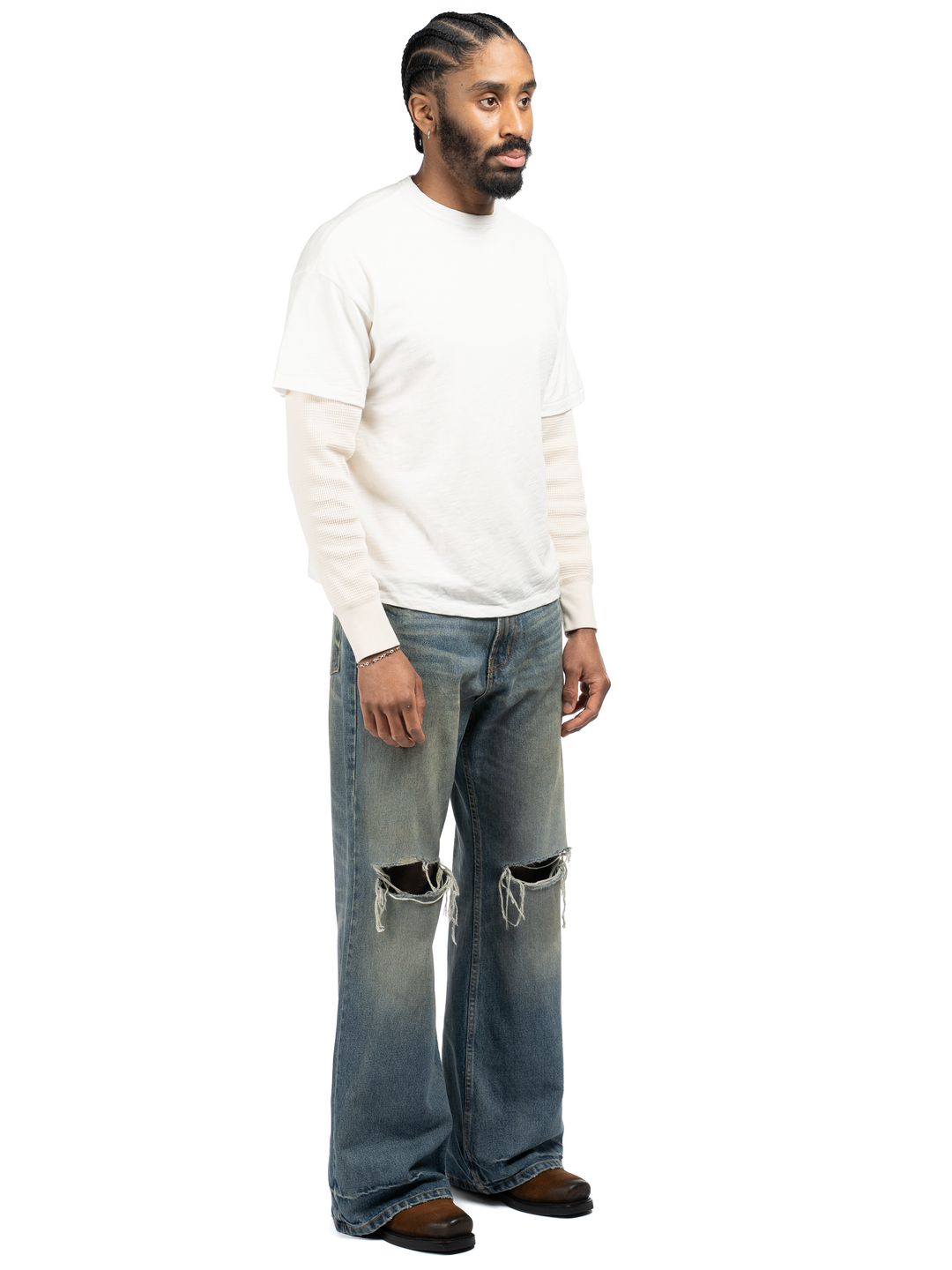 Serge Loose Bootcut Jeans