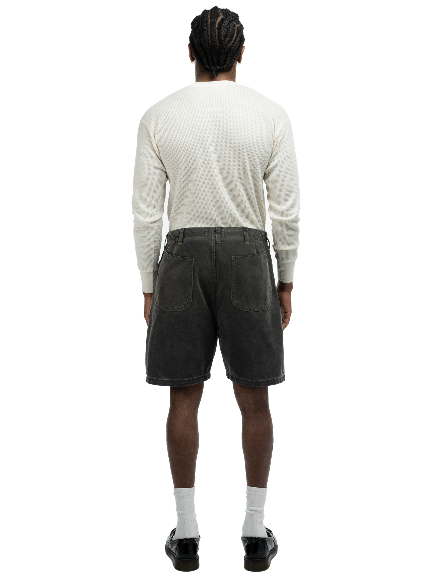 Overdyed Herringbone Shorts