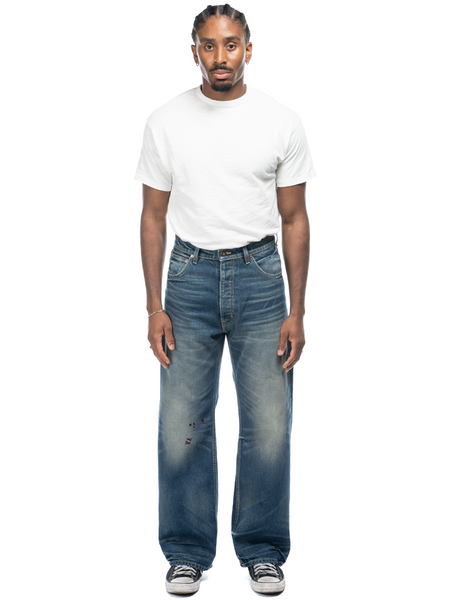 【DISCERNMENT】Arthur Non-Fade Straight Denim Pants DISCERNMENT】Arthur Non-Fade Straight Denim Pants