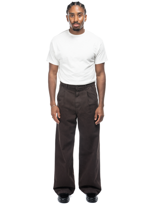 Studio Cotton Trouser - Brown