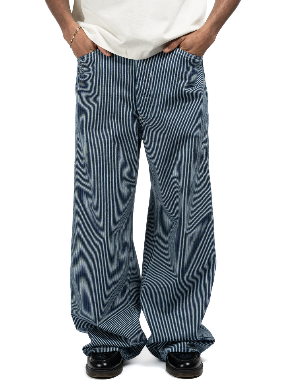 Hickory Stripe Service Pant - Rinsed Raw