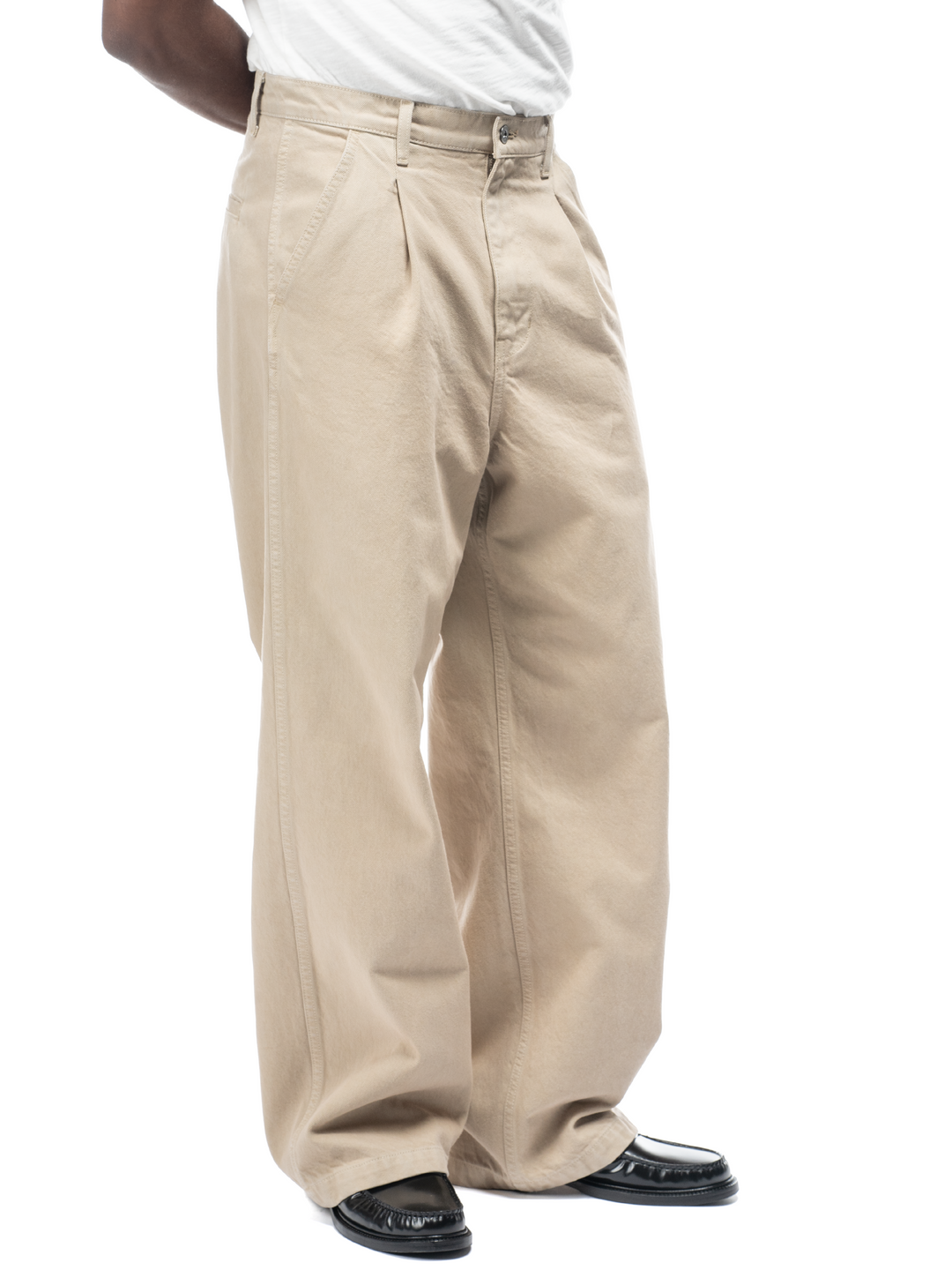 Studio Cotton Trouser - Tan