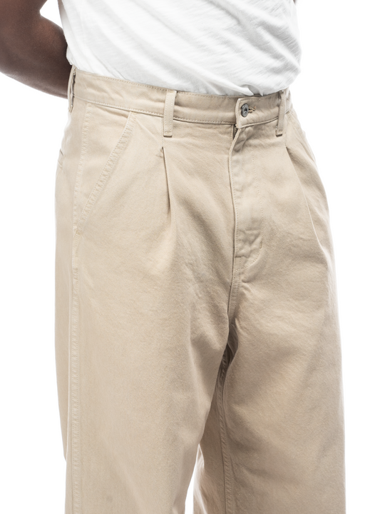 Studio Cotton Trouser - Tan