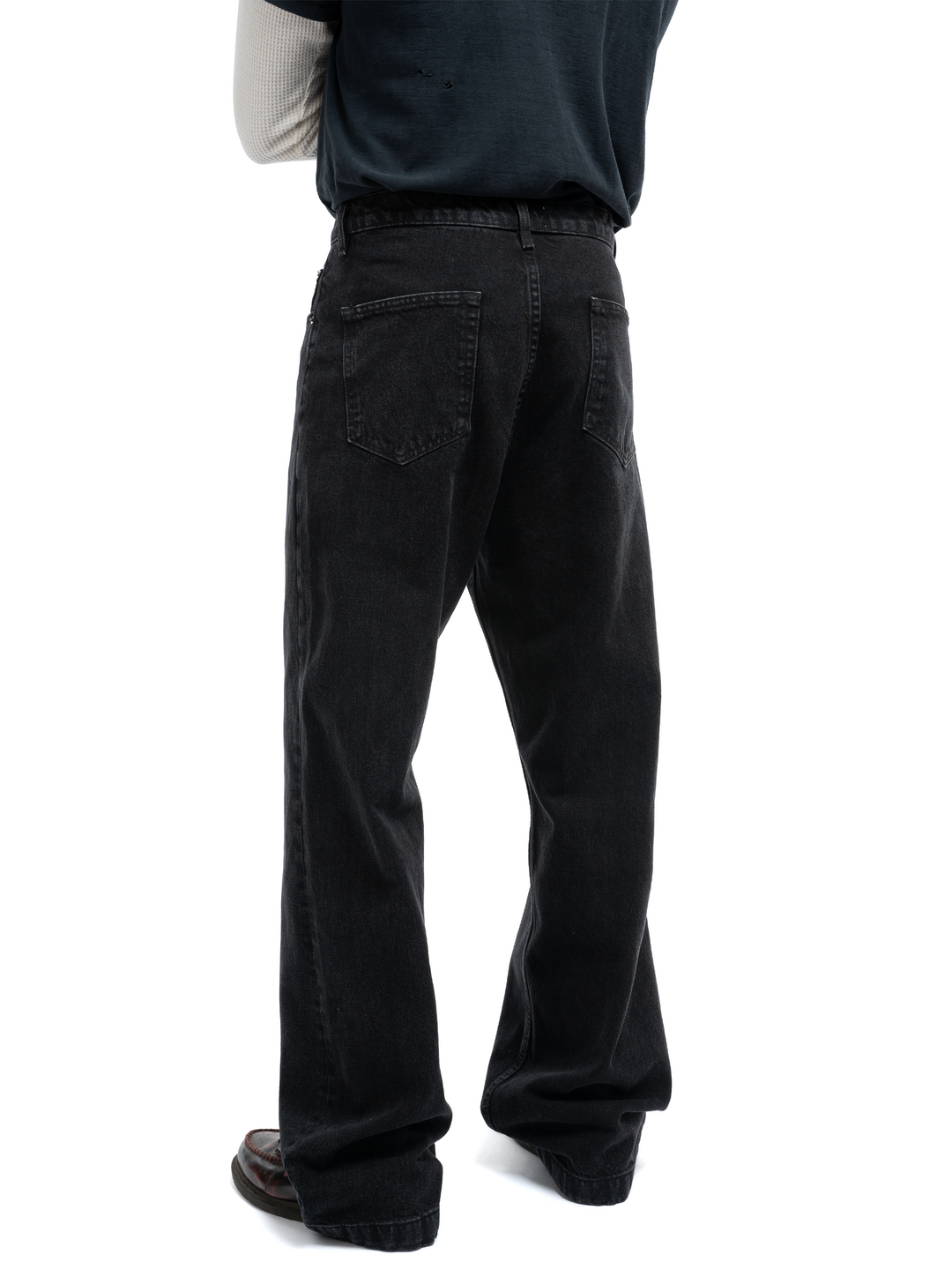 Black Wide Leg Jeans – BARE KNUCKLES