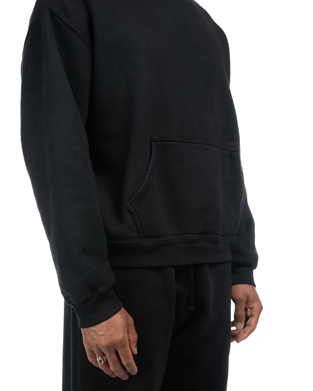 Basics Hoodie - Aged Black