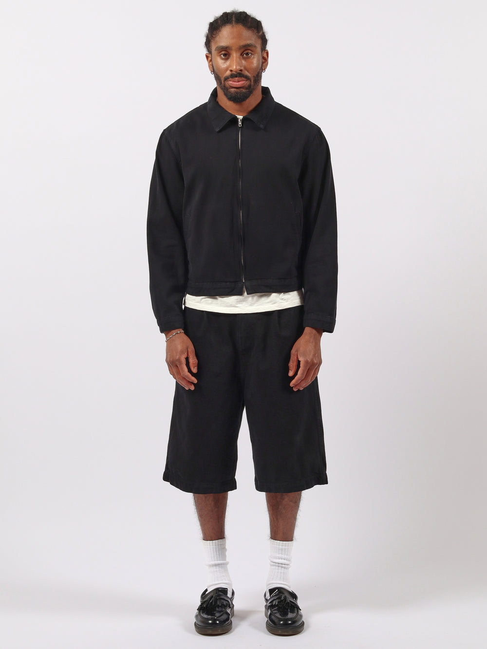 Freddy Cotton Blouson - Black