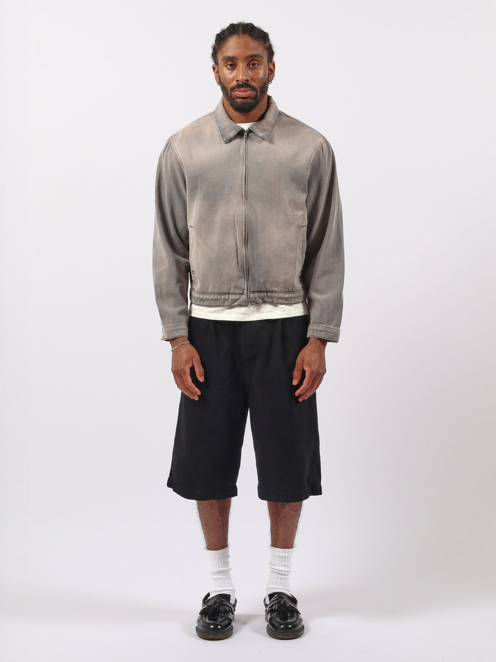 Freddy Cotton Blouson - Dove Grey