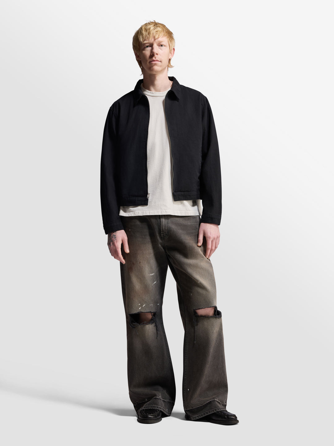 Freddy Cotton Blouson - Black