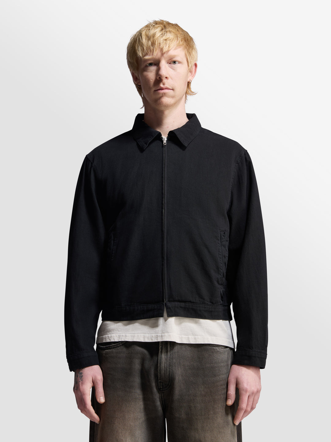 Freddy Cotton Blouson - Black