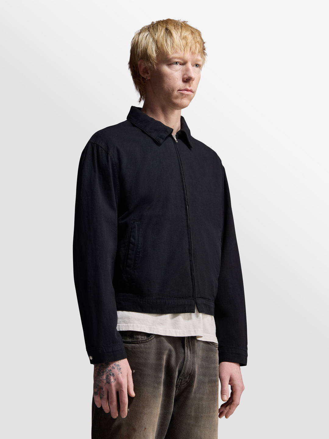 Freddy Cotton Blouson - Black