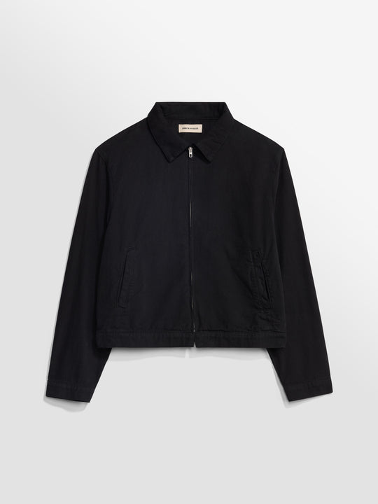 Freddy Cotton Blouson - Black