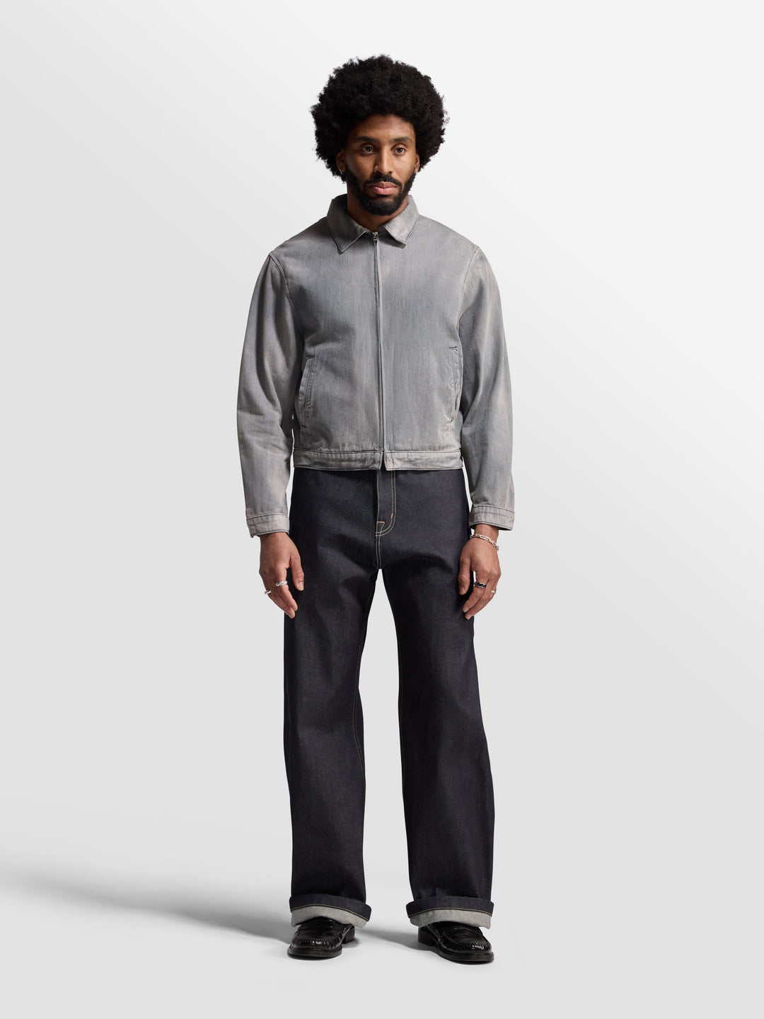 Freddy Cotton Blouson - Dove Grey