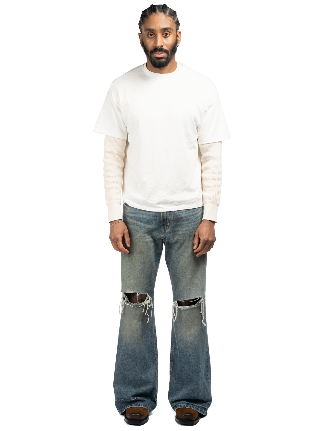 Serge Loose Bootcut Jeans