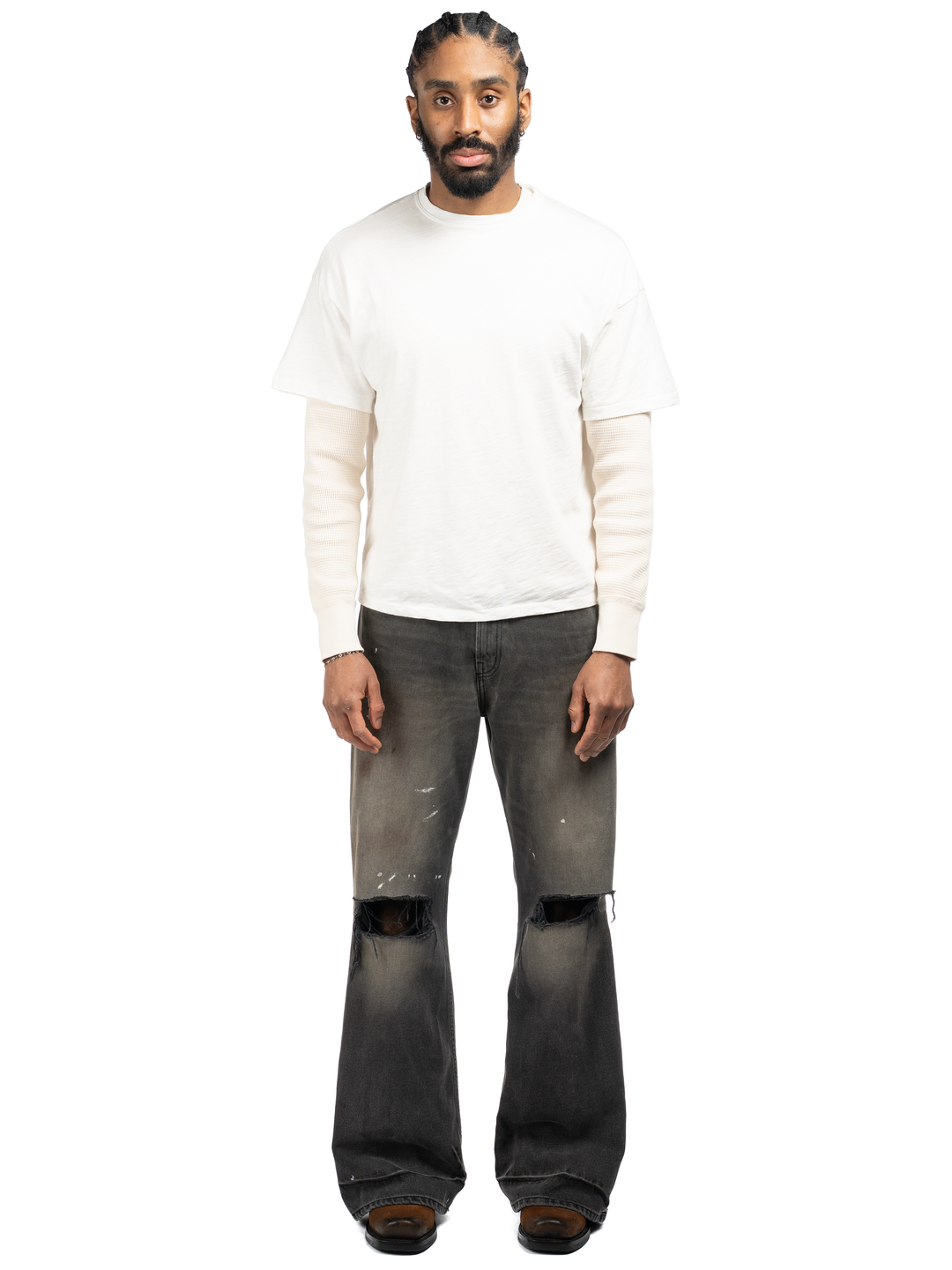 Serge Loose Bootcut Jeans