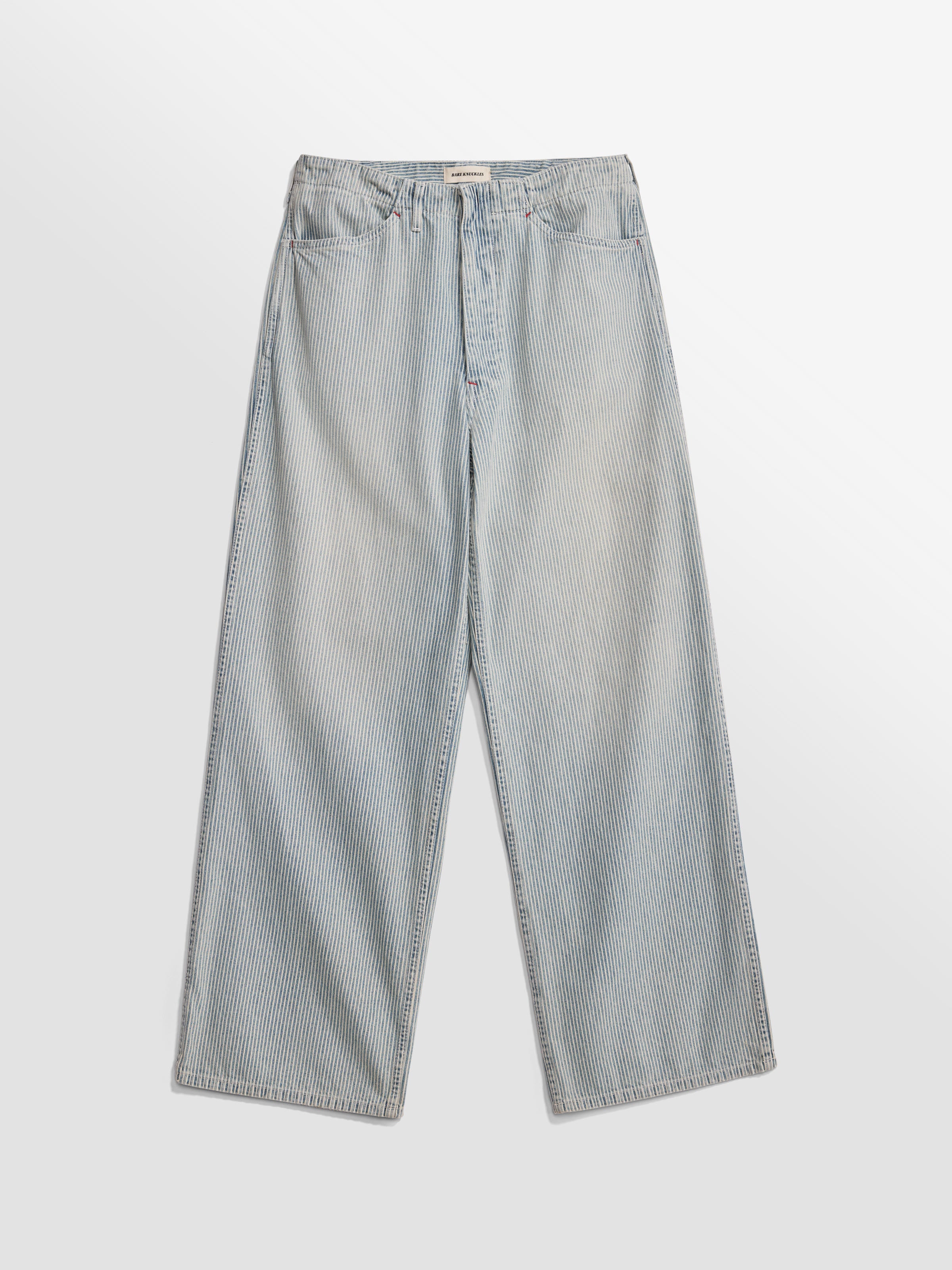 Hickory Stripe Service Pant - Faded Wash – BARE KNUCKLES