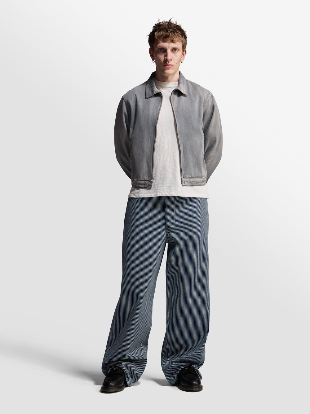 Hickory Stripe Service Pant - Rinsed Raw