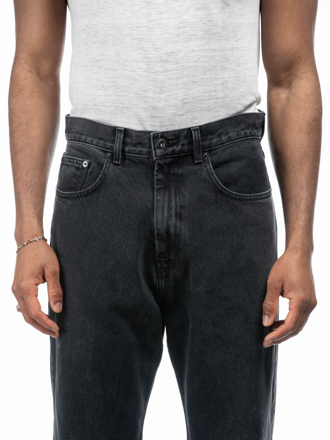 Serge Loose Bootcut Jeans - Ash Black