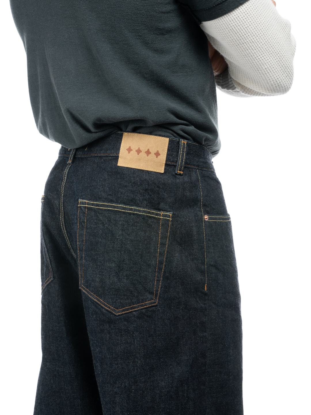 Javier Wide Leg Jeans - Japanese Selvedge – BARE KNUCKLES Javier Wide Leg Jeans - Japanese Selvedge – BARE KNUCKLES