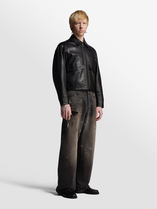 Leather Cruiser Jacket