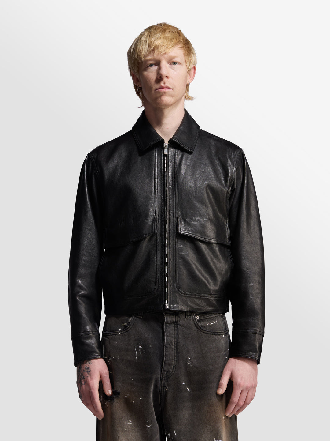 Leather Cruiser Jacket