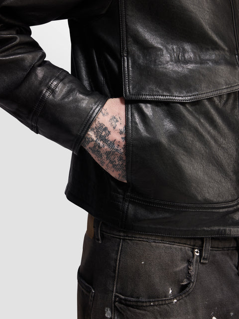 Leather Cruiser Jacket
