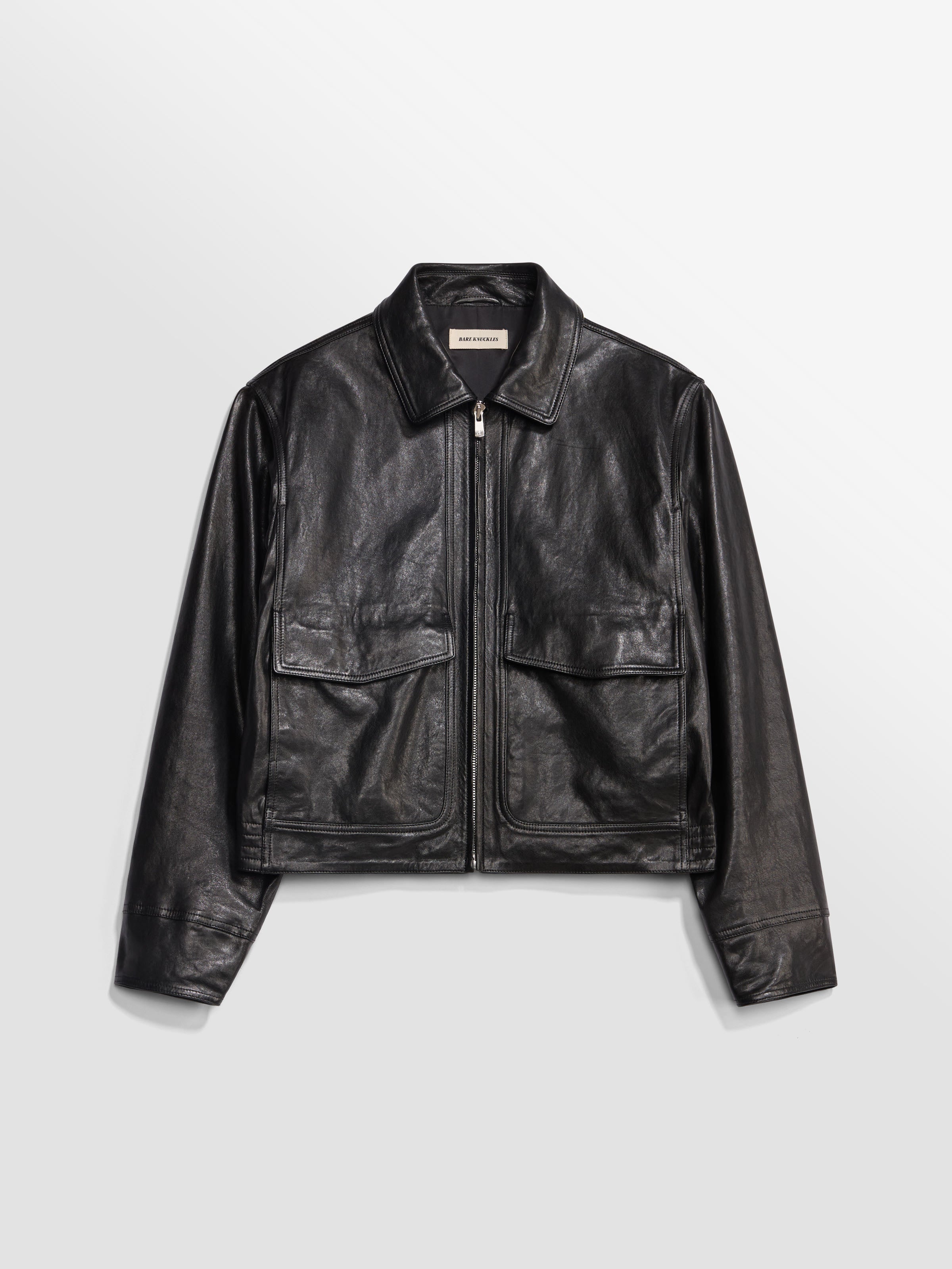 Leather Cruiser Jacket – BARE KNUCKLES