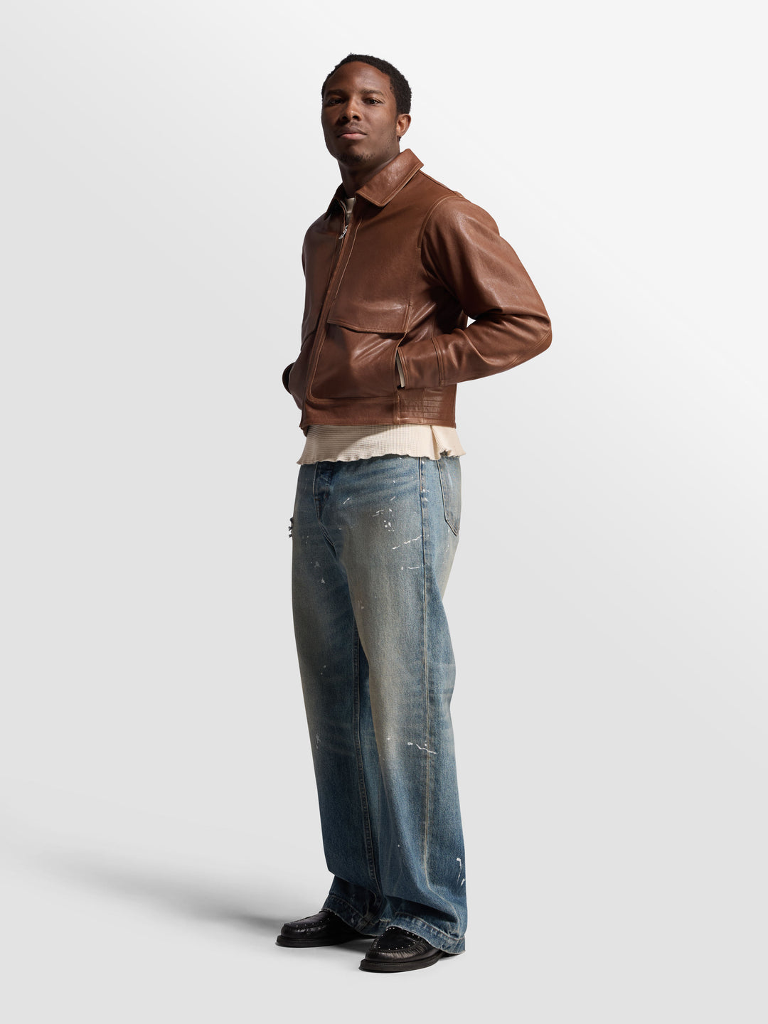 Leather Cruiser Jacket