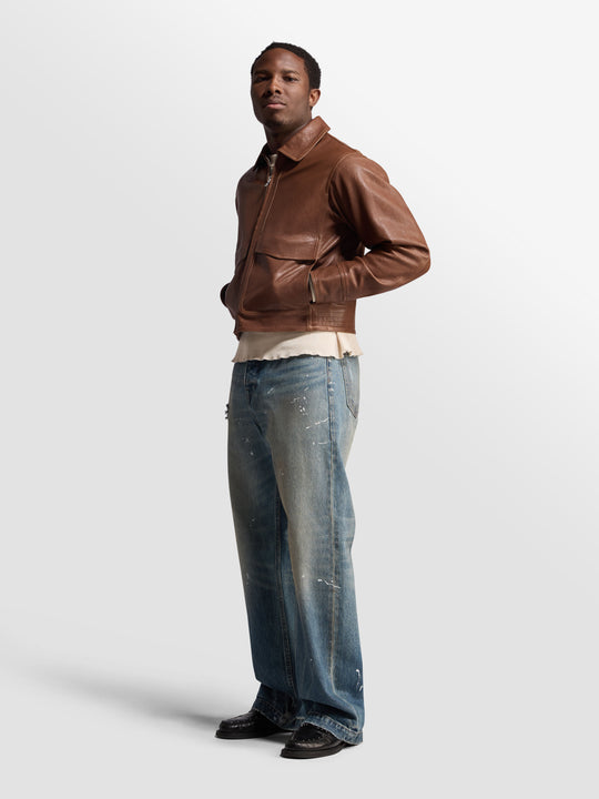 Leather Cruiser Jacket