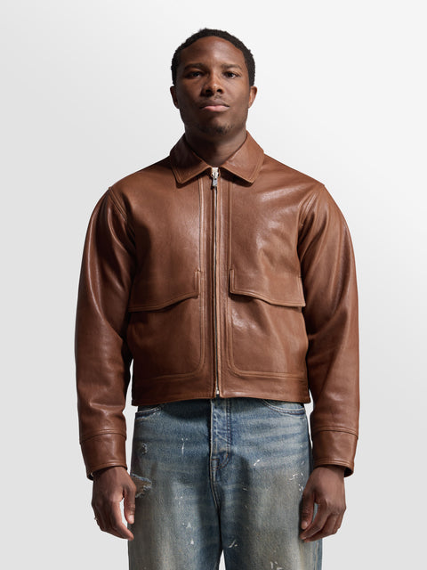 Leather Cruiser Jacket