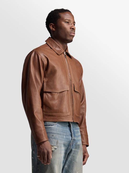 Leather Cruiser Jacket