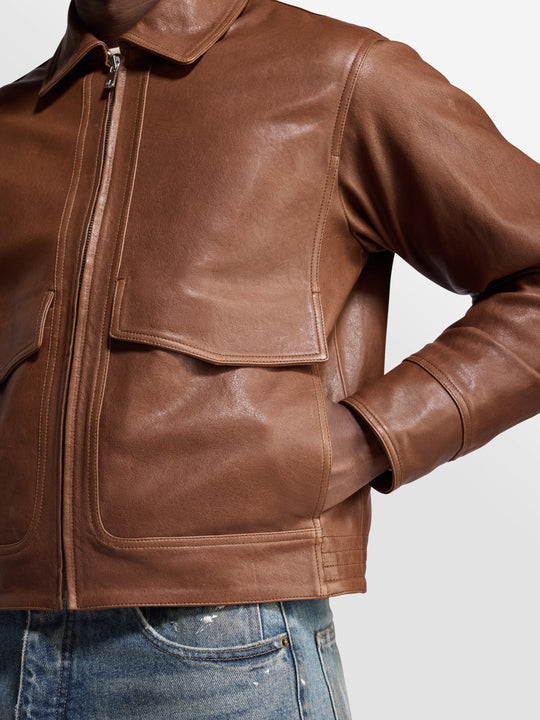 Leather Cruiser Jacket