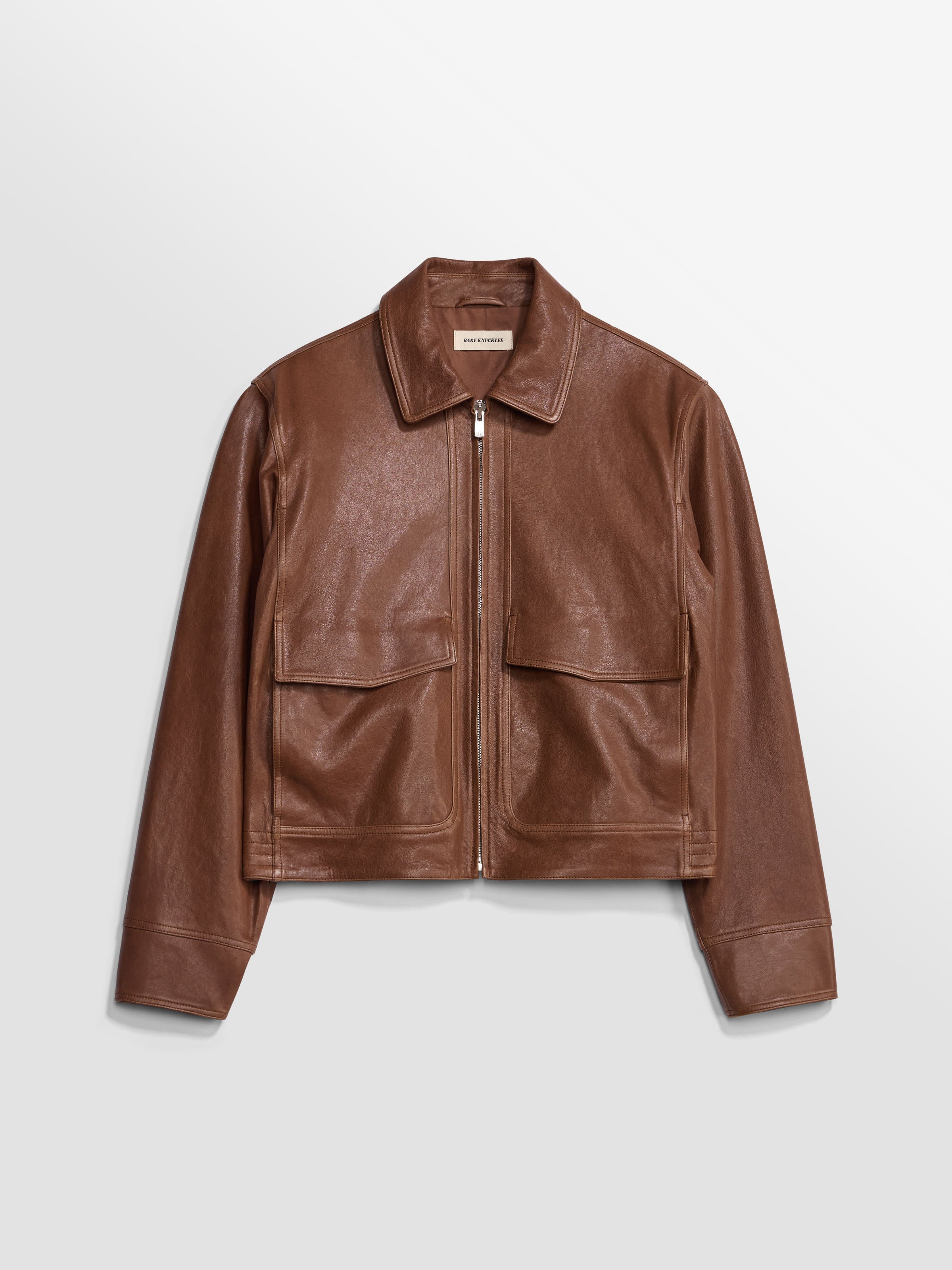 Leather Cruiser Jacket – BARE KNUCKLES