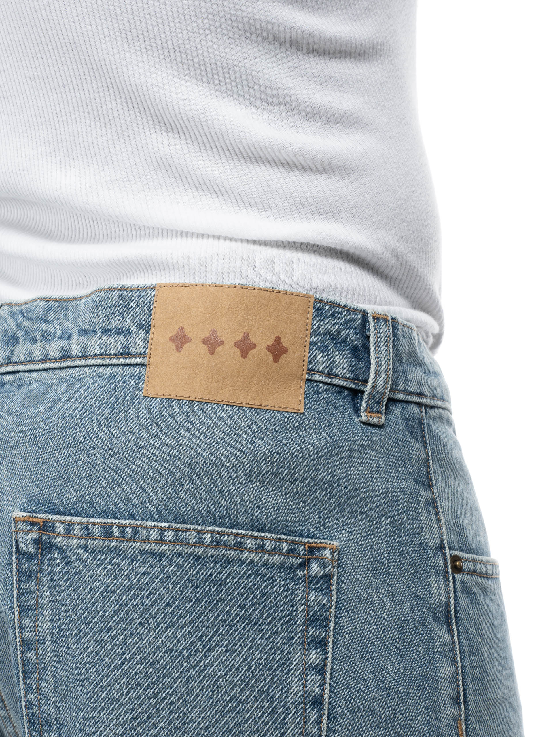 Javier Wide Leg Jeans - Light Wash Indigo – BARE KNUCKLES