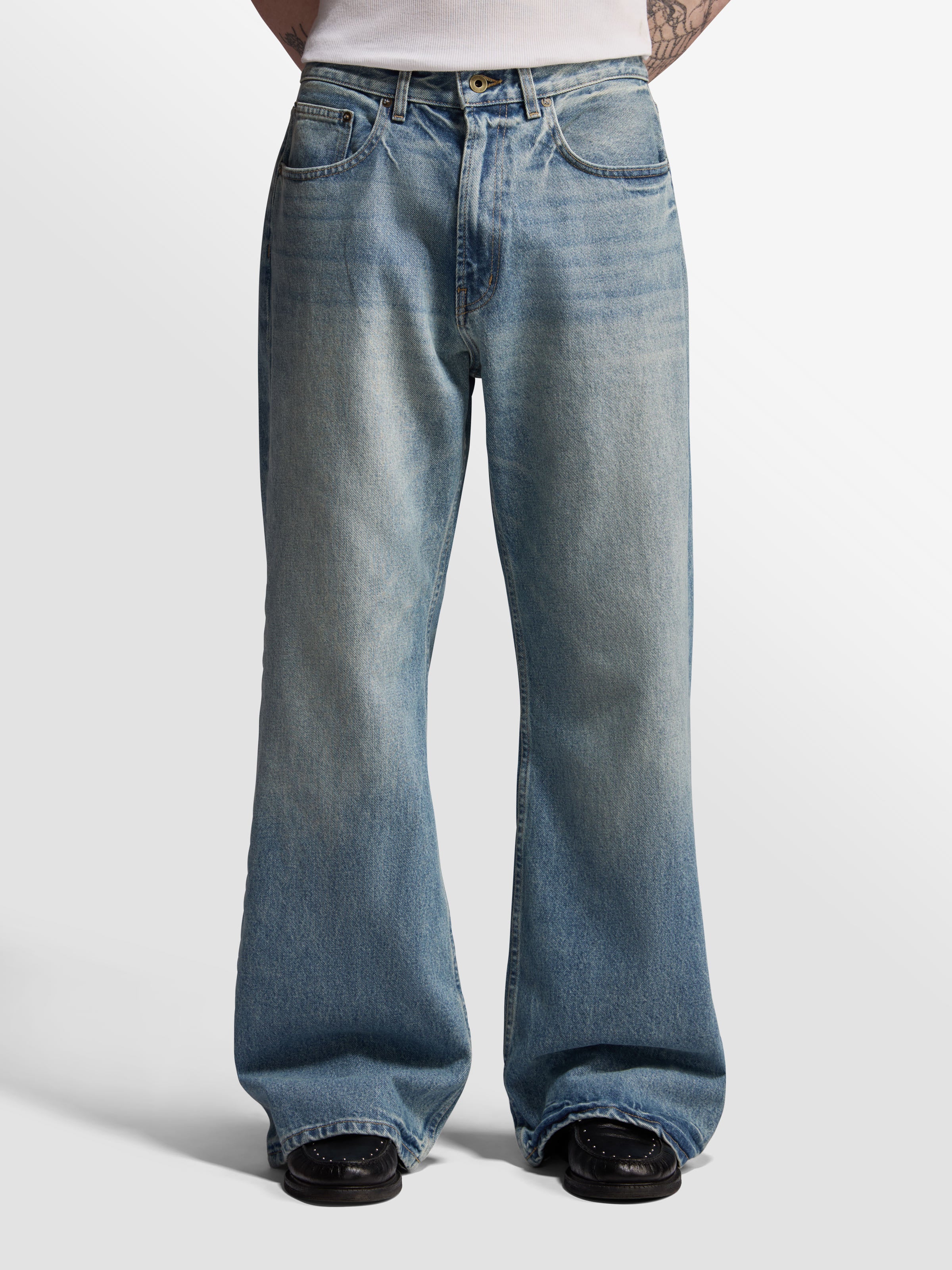 Serge Loose Bootcut Jeans – BARE KNUCKLES
