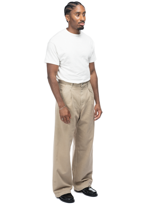 Studio Cotton Trouser - Tan