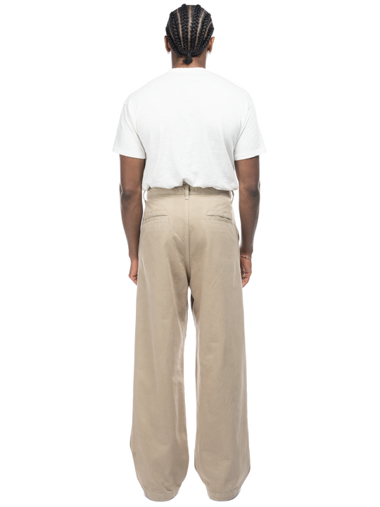 Studio Cotton Trouser - Tan