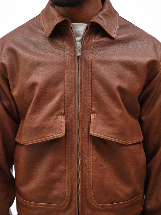 Leather Cruiser Jacket