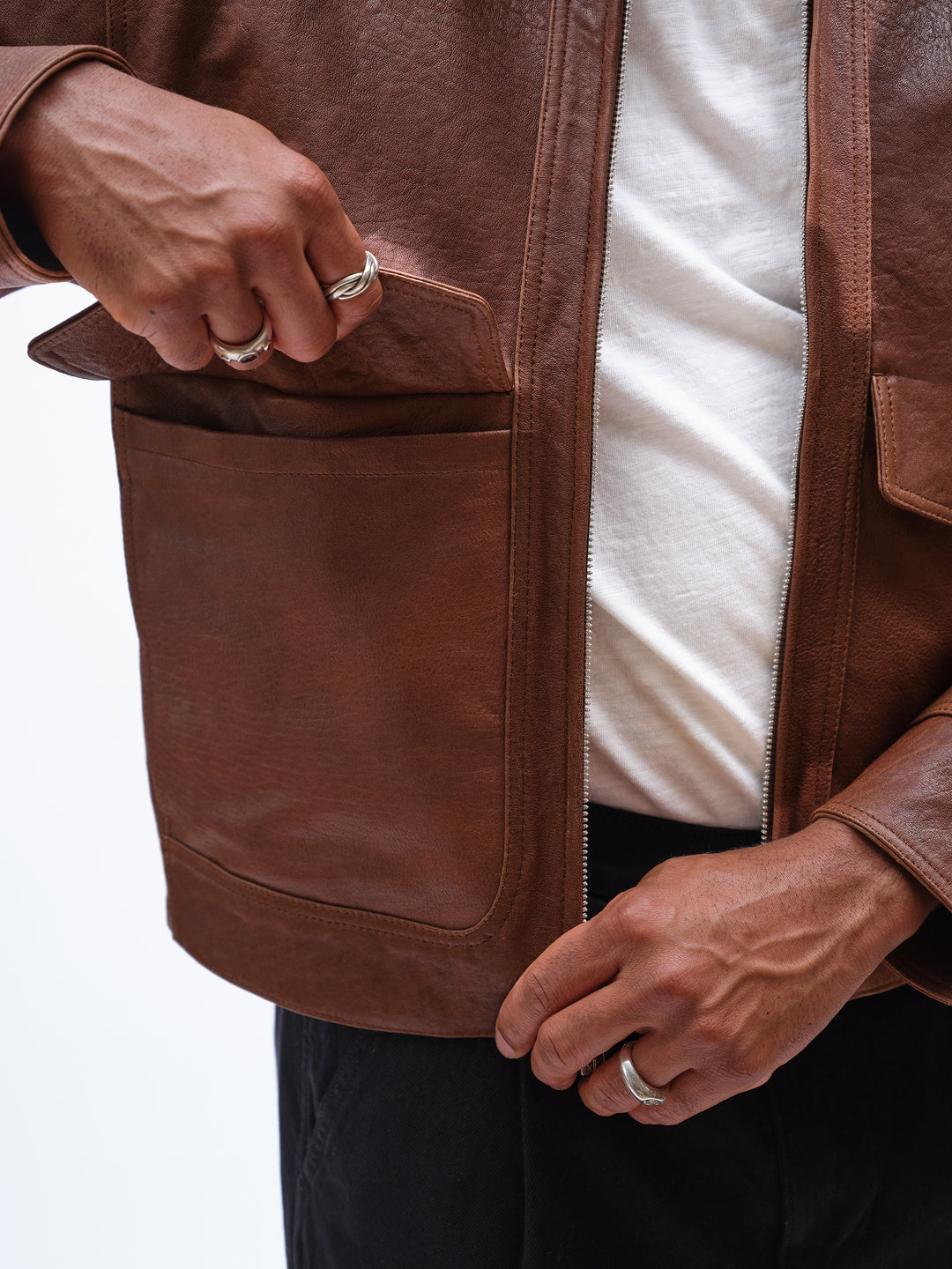 Leather Cruiser Jacket