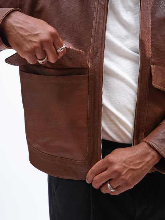 Leather Cruiser Jacket